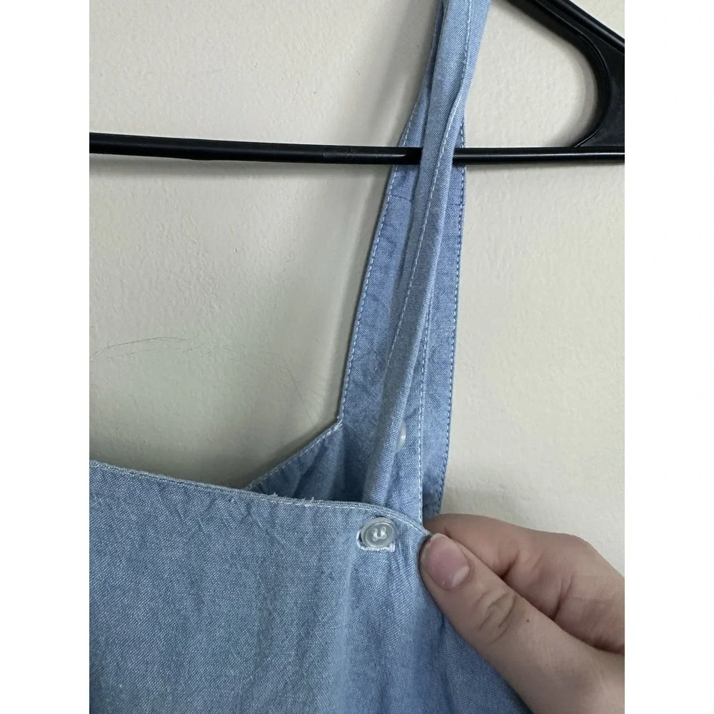 Vintage Prairie Cottagecore Western Denim Circle Skirt Dress SMALL/MEDIUM - Picture 9 of 16